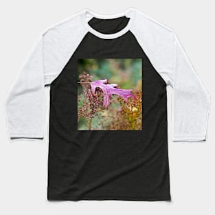 Autumnal Garden Poetry Baseball T-Shirt